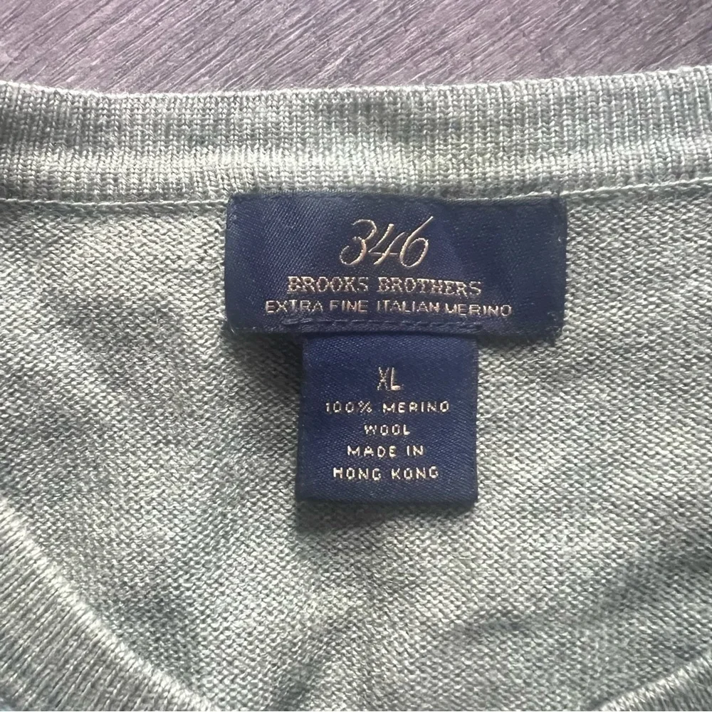 Brooks Brothers Vintage Italian Merino Wool Argyle Cardigan Women Size XL EUC - Picture 2 of 10